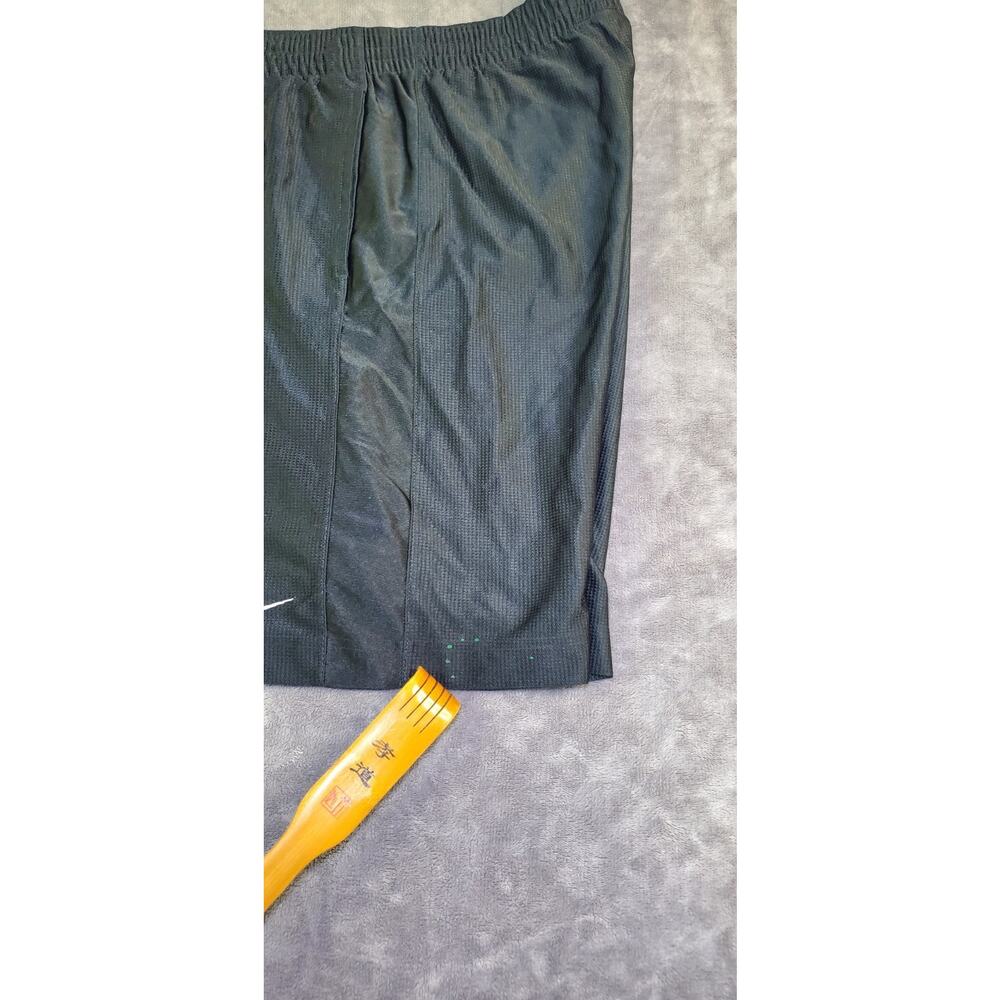 Vintage Nike Men's Black Sz L Elastic Waist Pull On Basketball Shorts C31 - Picture 8 of 10